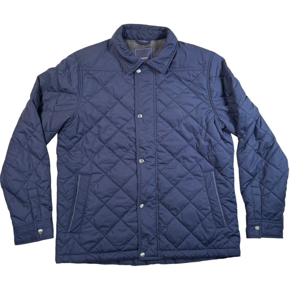 Vineyard Vines Dorset Navy Blue Primaloft Quilted Barn Jacket Coat Mens Large